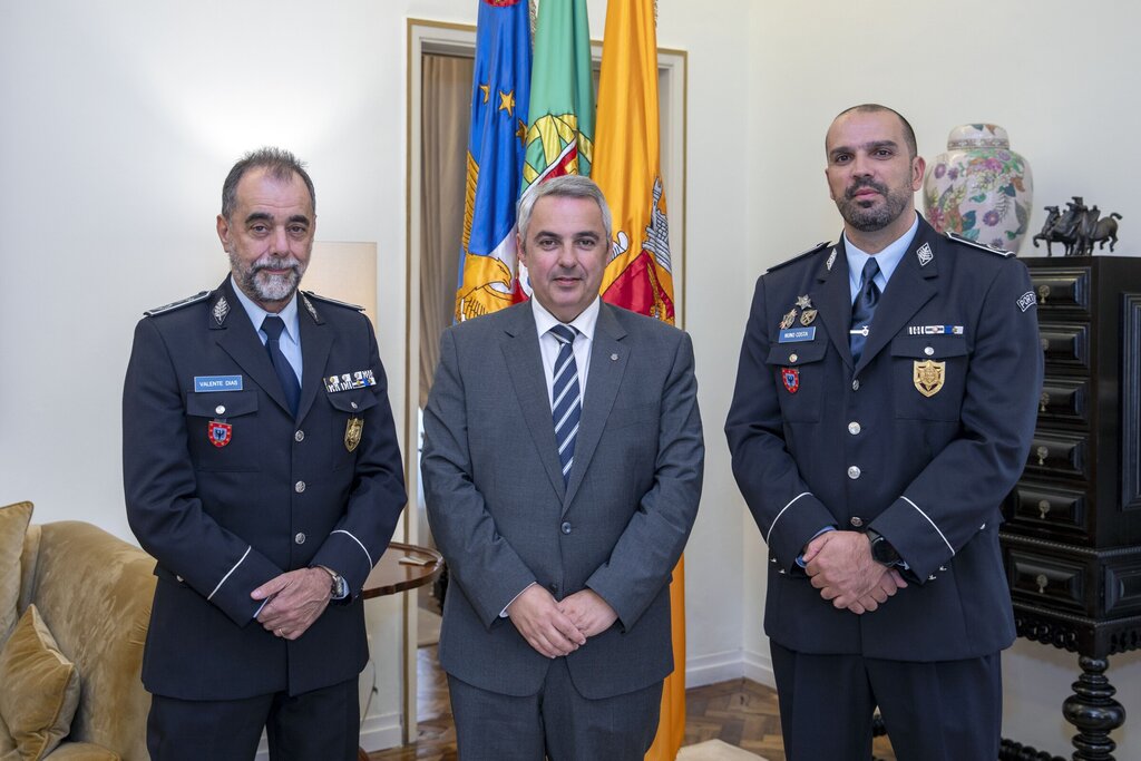 Pedro Nascimento Cabral recebe novo Comandante Regional da PSP 