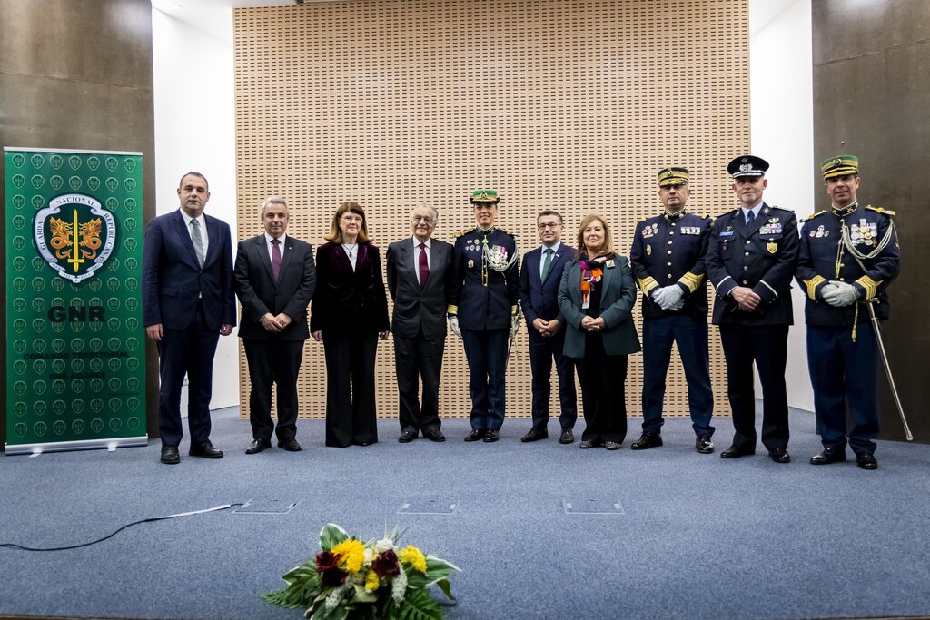 Pedro Nascimento Cabral presente em momento marcante da história da Guarda Nacional Republicana, ...
