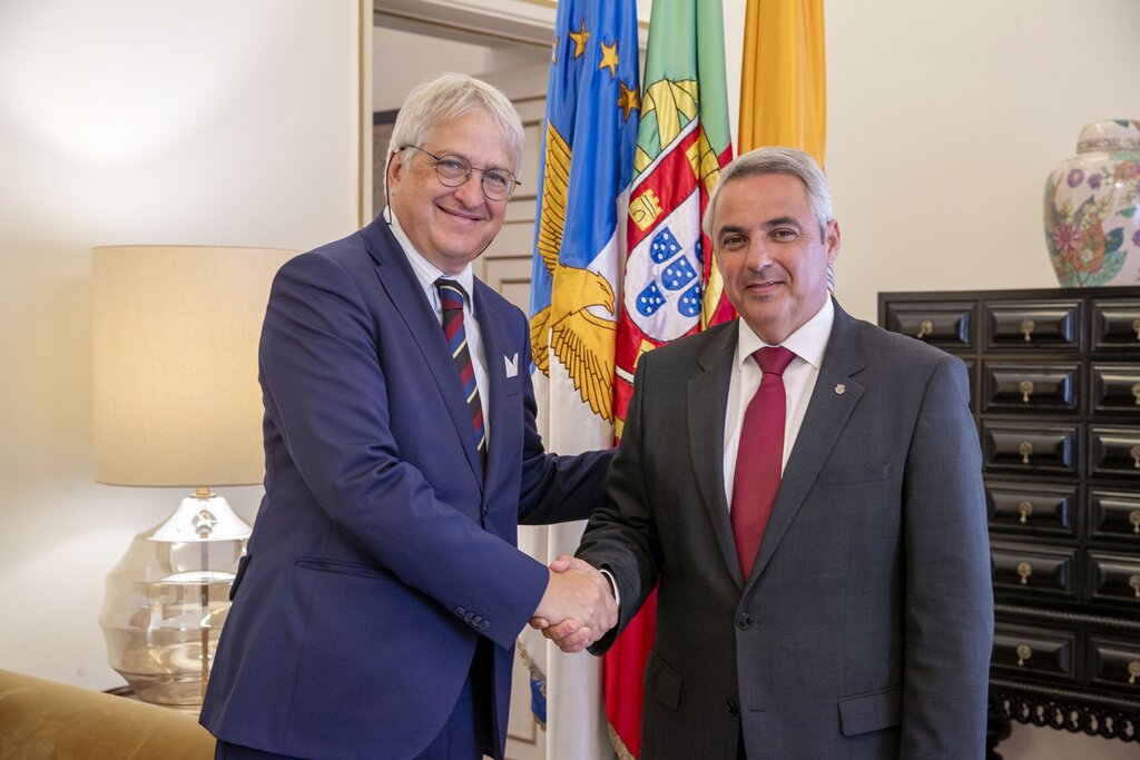 Pedro Nascimento Cabral recebe Embaixador de Itália em Portugal 