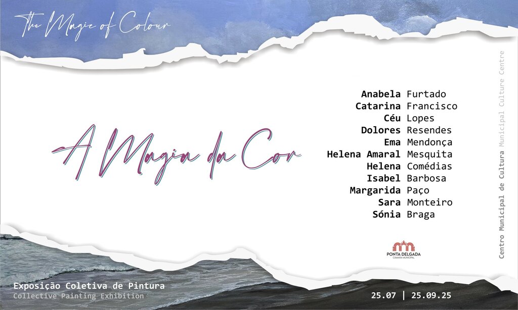 Exposição “A Magia da Cor” no Centro Municipal de Cultura 