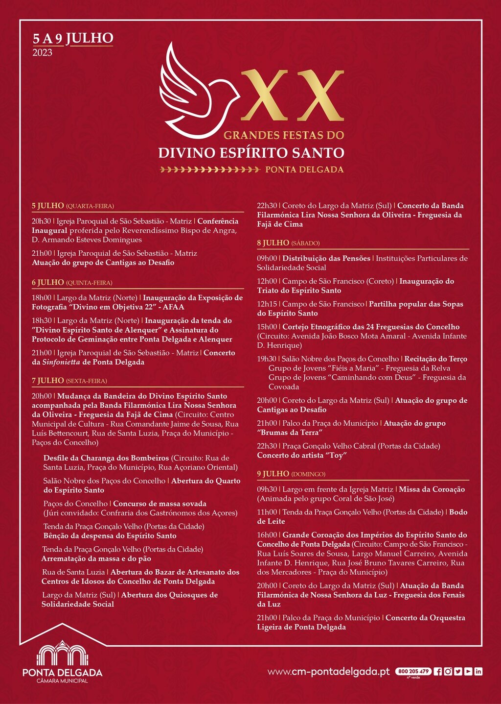 Programa Festas do Esp&iacute;rito Santo 2023 (A4+3mm bleed)